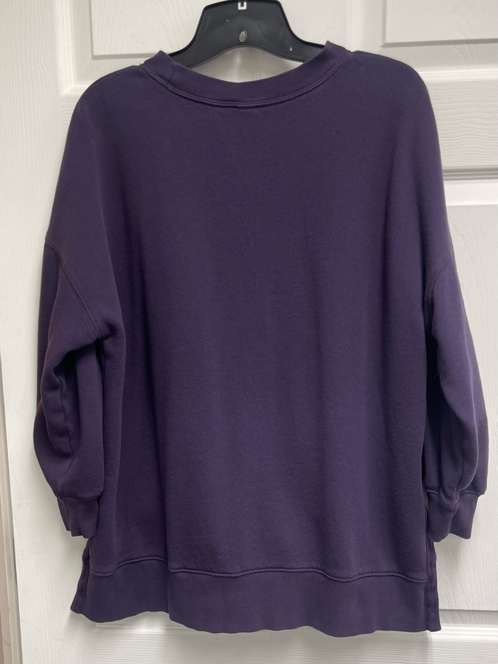 Old Navy Petite Tunic Sweatshirt in Purple sz LP - Picture 2 of 5